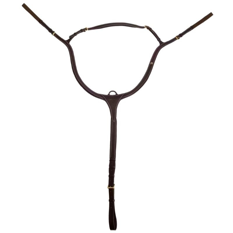 Collier de chasse avec pont long Dyon Collection Marron 