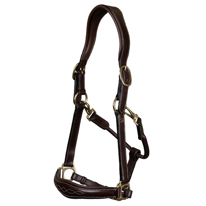Halter de toilettage Artificial Leather Anatomic DC Marron