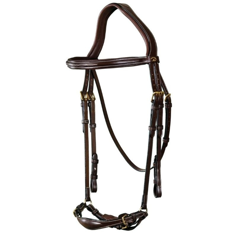 Bridon à Muserolle Allemande Dyon Collection Marron