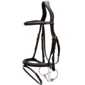 Bridon Combiné Plaited Dyon Collection Noir Bridon Combiné Plaited Dyon Collection Noir