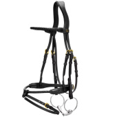 Bridon Combiné Braided Dyon Collection Noir Bridon Combiné Braided Dyon Collection Noir