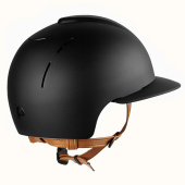 Casque d'équitation Cromo Smart Polo Matt Beige Chinstrap Noir Casque d'équitation Cromo Smart Polo Matt Beige Chinstrap Noir