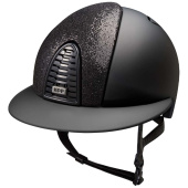 Casque d'équitation Cromo 2.0 Matt Polo Inserto Glitter Noir Casque d'équitation Cromo 2.0 Matt Polo Inserto Glitter Noir
