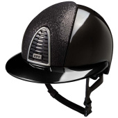 Casque d'équitation Cromo 2.0 Shine Polo Inserto Glitter Noir Casque d'équitation Cromo 2.0 Shine Polo Inserto Glitter Noir