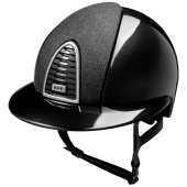 Casque d'équitation Cromo 2.0 Shine Polo Inserto Star Noir Casque d'équitation Cromo 2.0 Shine Polo Inserto Star Noir