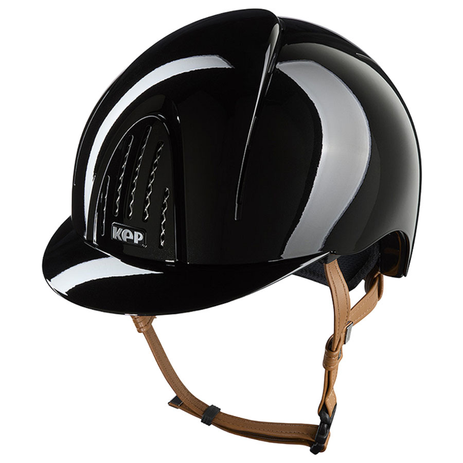 Casque d'équitation Smart Nova Metal Polish Beige Strap Noir