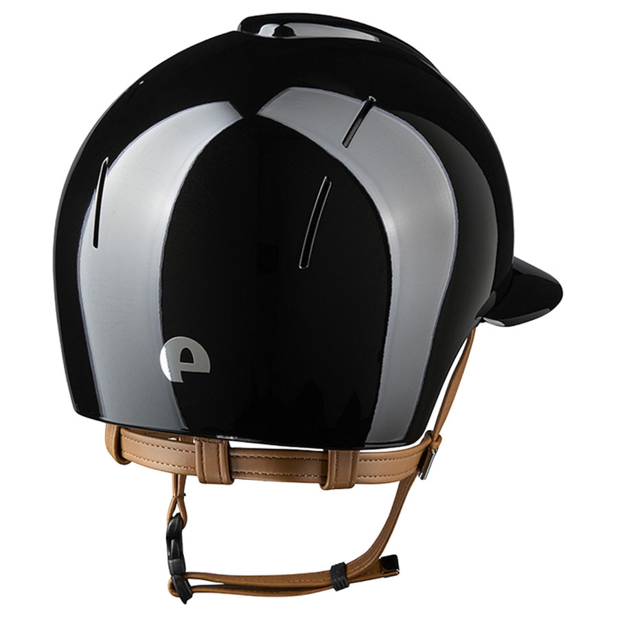 Casque d'équitation Smart Nova Metal Polish Polo Beige Strap Noir