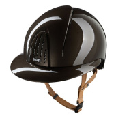 Casque d'équitation Smart Nova Metal Polish Polo Beige Strap Marron Casque d'équitation Smart Nova Metal Polish Polo Beige Strap Marron