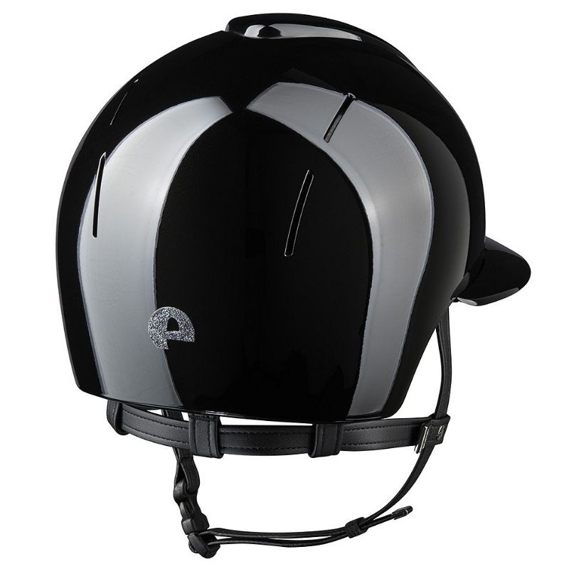 Casque d'équitation Smart Nova Metal Polish Polo Star Noir/Argent