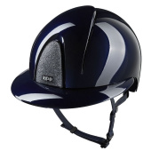 Casque d'équitation Smart Nova Metal Polish Polo Star Bleu marine/Argent Casque d'équitation Smart Nova Metal Polish Polo Star Bleu marine/Argent