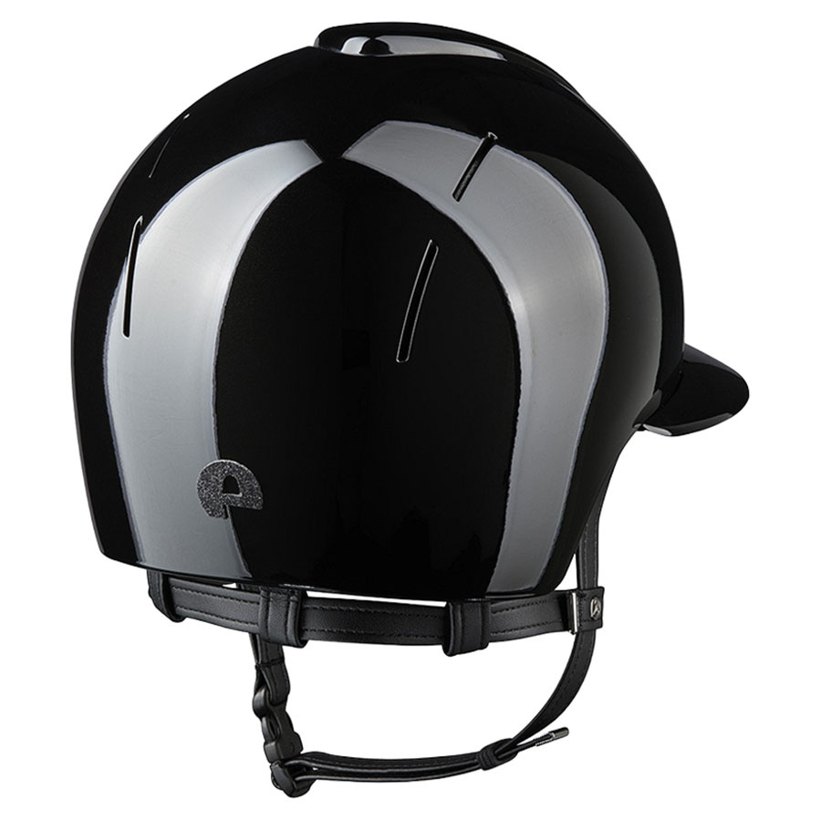 Casque d'équitation Smart Nova Metal Polish Polo Star Noir/Noir