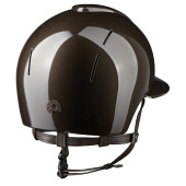 Casque d'équitation Smart Nova Metal Polish Polo Star Marron/Marron Casque d'équitation Smart Nova Metal Polish Polo Star Marron/Marron