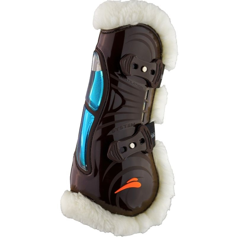 Guêtres ouvertes eAirshock Fluffy Marron