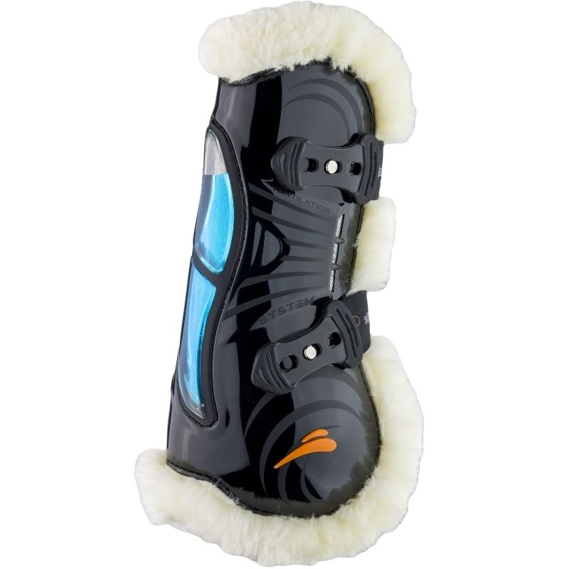 Guêtres ouvertes eAirshock Fluffy Noir