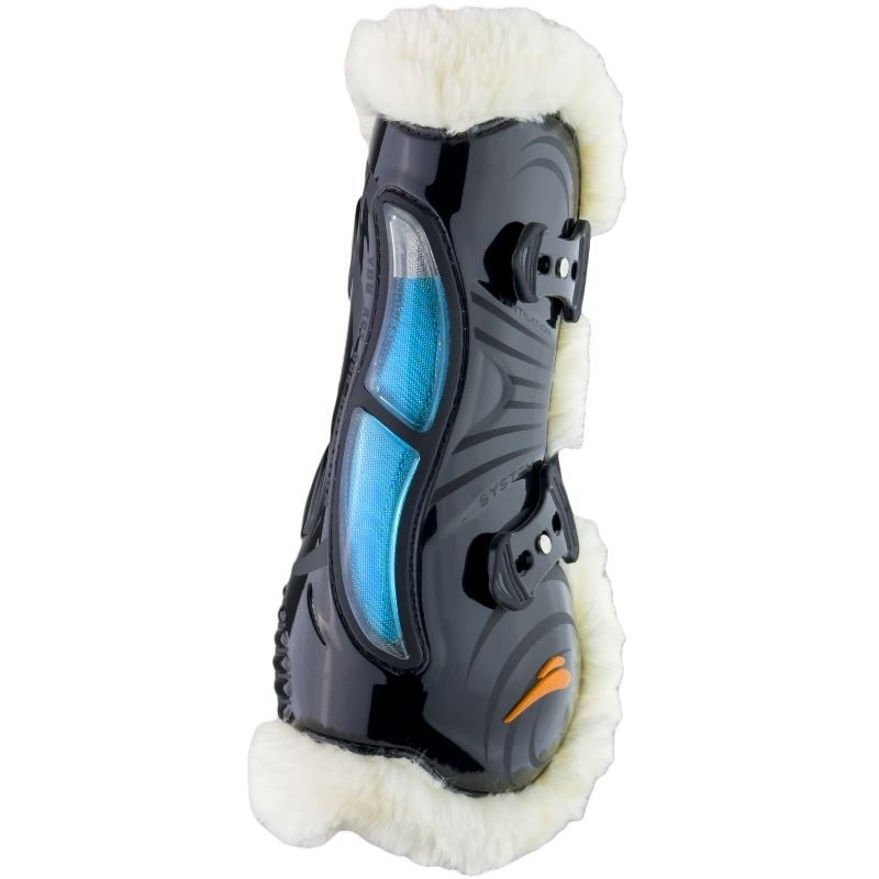 Guêtres ouvertes eAirshock Fluffy Noir
