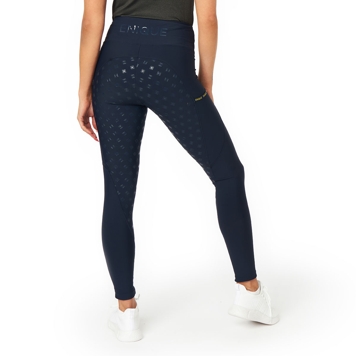 Leggings d'équitation Signature FG Bleu Marine