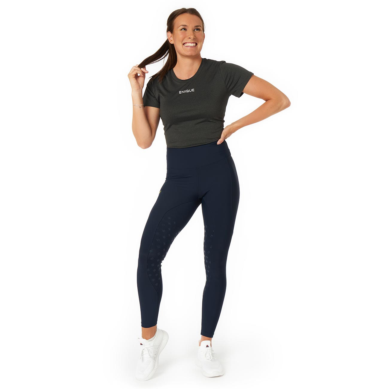Leggings d'équitation Signature HG Bleu Marine