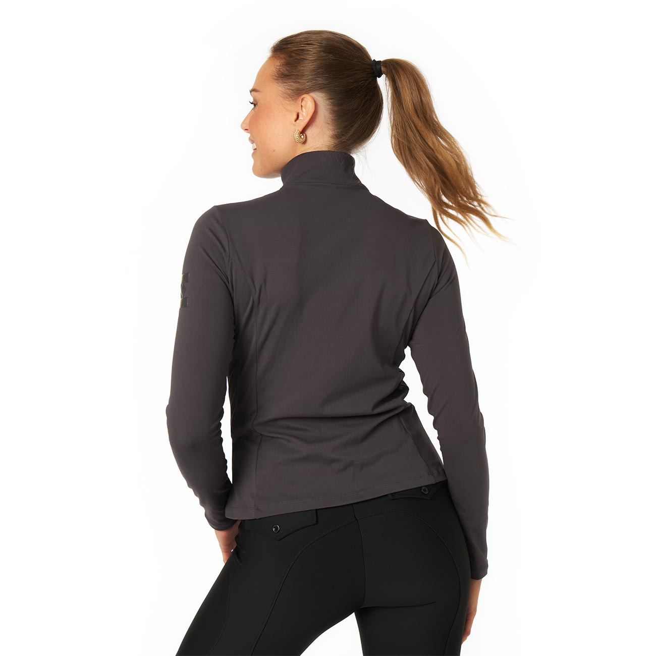 Sweat à Zip 1/4 d'Entraînement Gris Foncé
