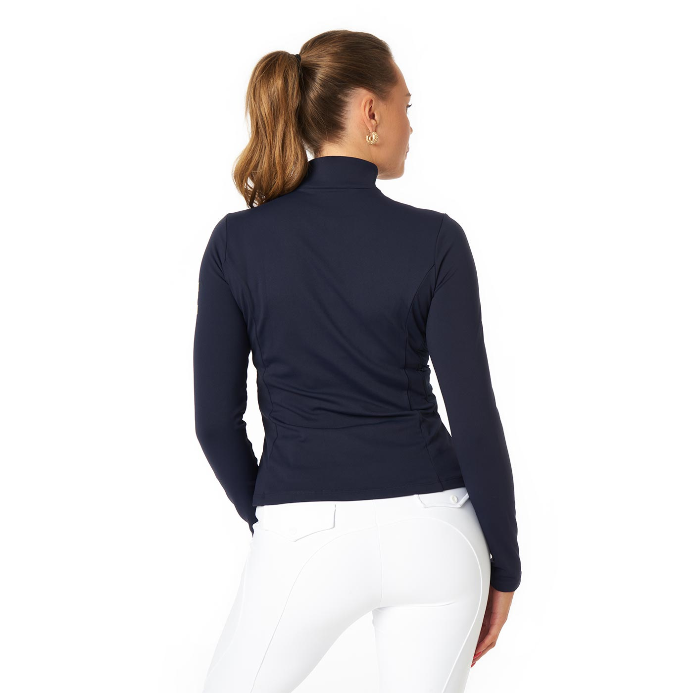 Sweat à Zip 1/4 d'Entraînement Bleu Marine