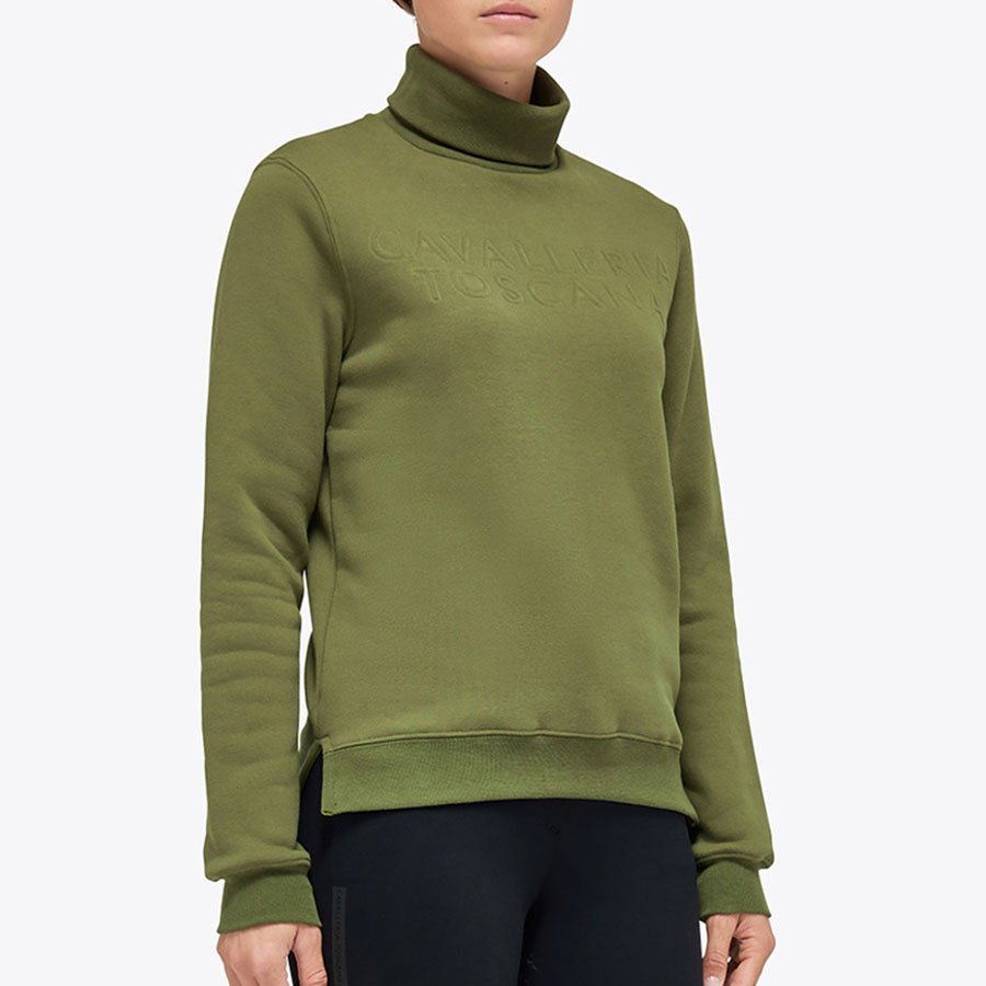 Polo Pull Estampé Vert