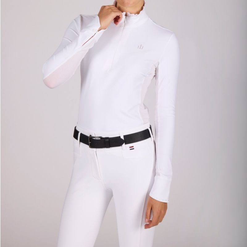 Culotte d'équitation KLKira H Shape Knee Grip Blanc