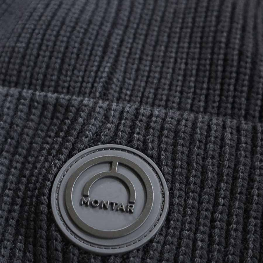 Bonnet Knitted Wool Noir
