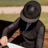 Casque d'équitation Star Lady Hunter Noir Casque d'équitation Star Lady Hunter Noir