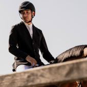 Casque d'équitation Dogma Chrome Noir Casque d'équitation Dogma Chrome Noir