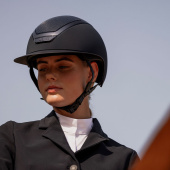 Casque d'équitation Star Lady Chrome Bleu Marine Casque d'équitation Star Lady Chrome Bleu Marine