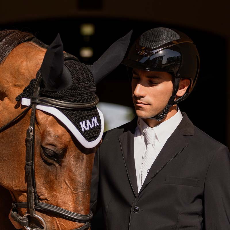 Casque d'équitation Dogma Pure Shine Noir