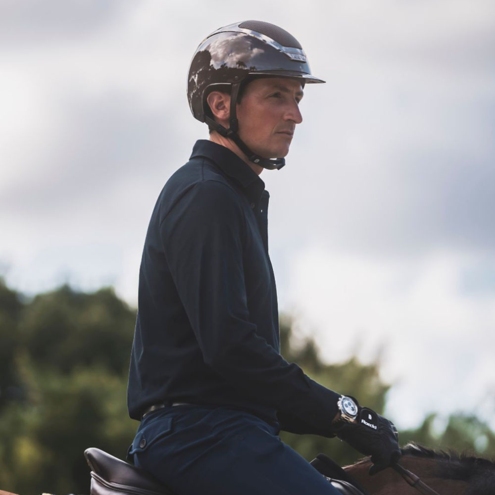 Casque d'équitation Dogma Pure Shine Marron