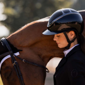 Casque d'équitation Star Lady Pure Shine Noir Casque d'équitation Star Lady Pure Shine Noir