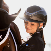 Casque d'équitation Star Lady Pure Shine Gris Casque d'équitation Star Lady Pure Shine Gris
