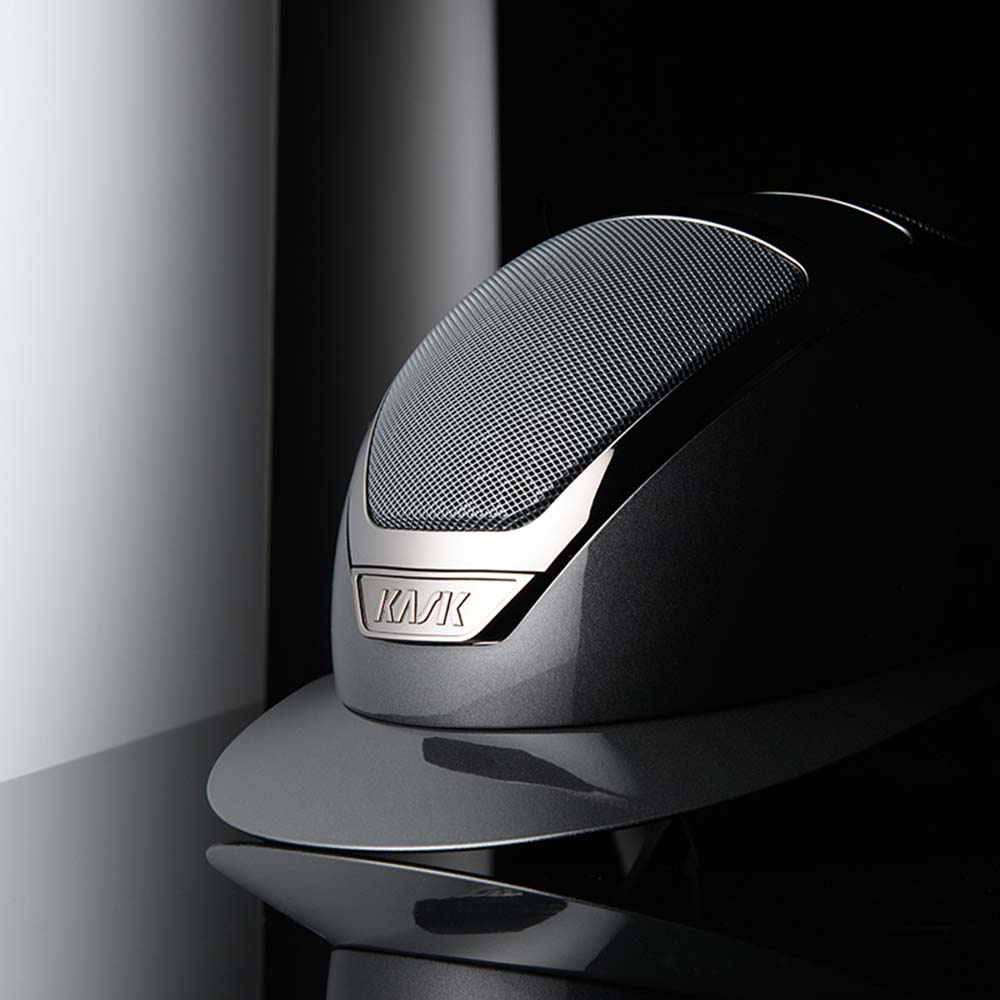 Casque d'équitation Star Lady Pure Shine Gris