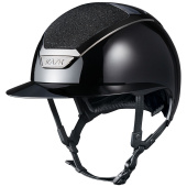 Casque d'équitation Star Lady Pure Shine Crystal Carpet Noir Casque d'équitation Star Lady Pure Shine Crystal Carpet Noir