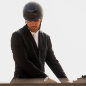 Casque d'équitation Kooki Matt Noir Casque d'équitation Kooki Matt Noir