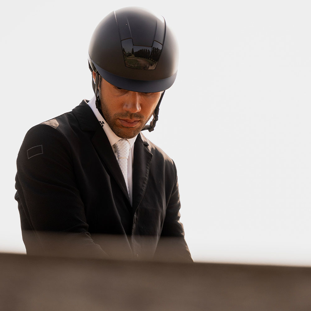 Casque d'équitation Kooki Matt Noir