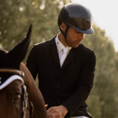 Casque d'équitation Kooki Shine Bleu Marine Casque d'équitation Kooki Shine Bleu Marine