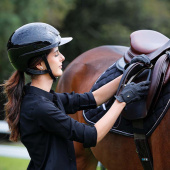 Casque d'équitation Kooki Lady Shine Noir Casque d'équitation Kooki Lady Shine Noir