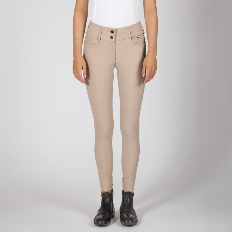 Culotte d'équitation KLKira H Shape Full Grip Beige