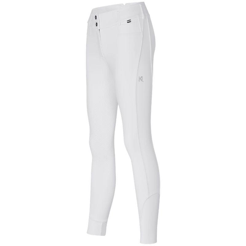 Culotte d'équitation KLKira H Shape Full Grip Blanc
