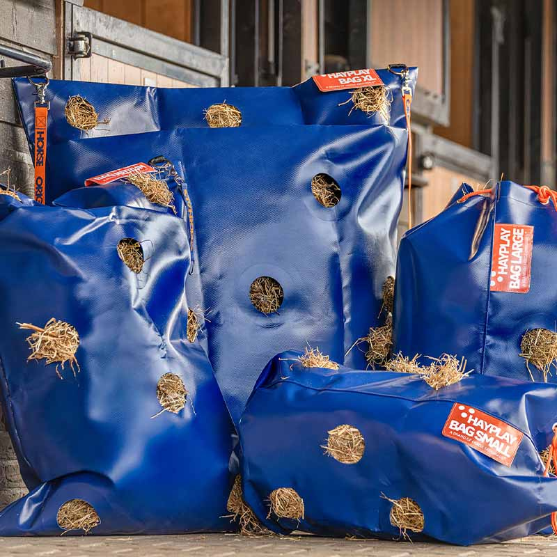 Sac à foin HayPlay Buttonbag Belly Medium Bleu Foncé