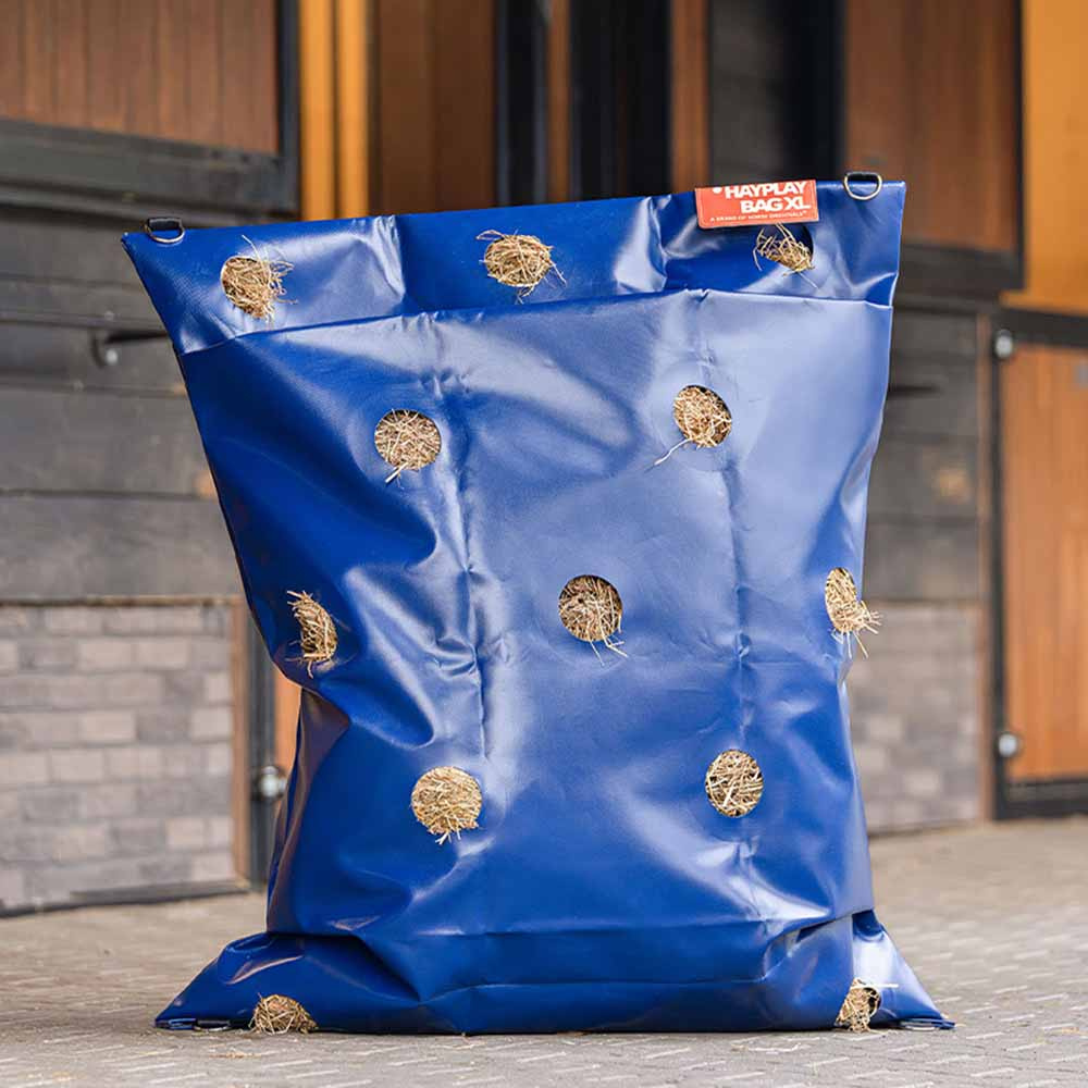 Sac à foin HayPlay Buttonbag Belly XL Bleu Foncé