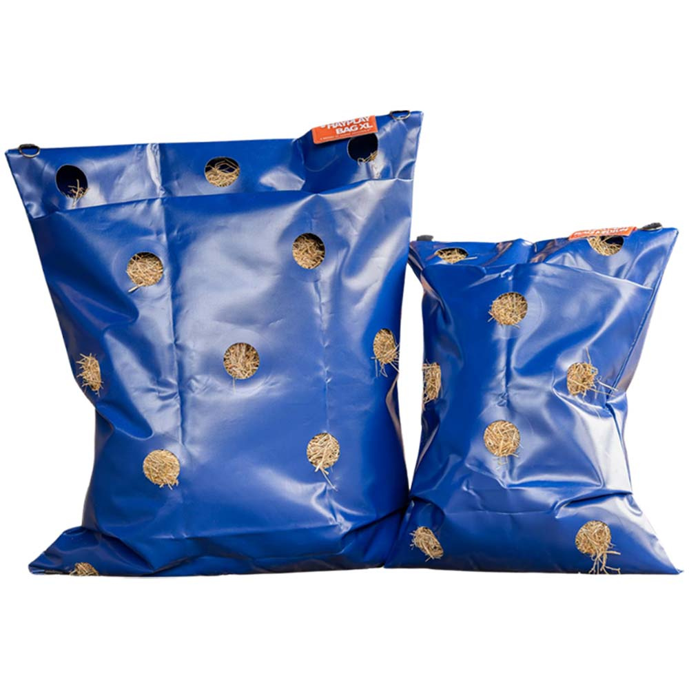 Sac à foin HayPlay Buttonbag Belly XL Bleu Foncé