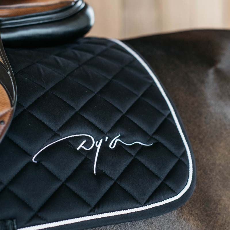 Tapis de selle Diamond Noir