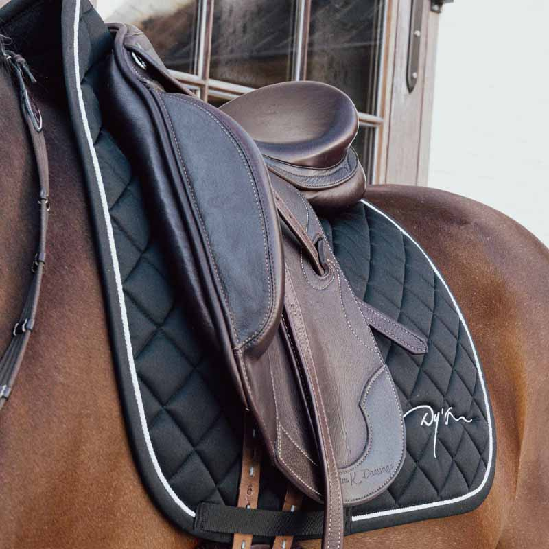 Tapis de selle dressage Diamond Noir