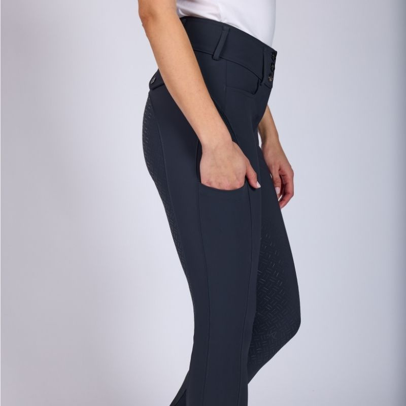 Culotte d'équitation KLKimi A Shape Full Grip Bleu Marine