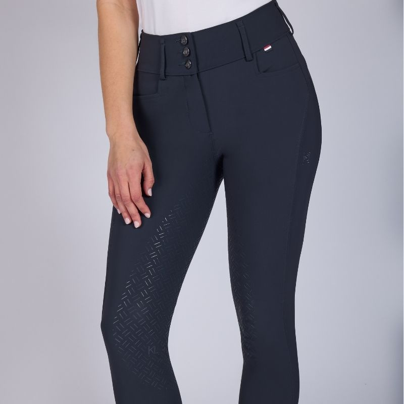 Culotte d'équitation KLKimi A Shape Full Grip Bleu Marine