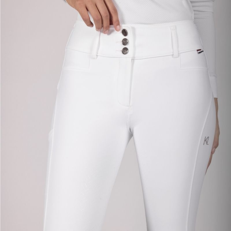 Culotte d'équitation KLKimi A Shape Full Grip Blanc