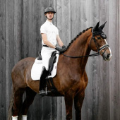 Tapis de selle dressage Suede Square Blanc Tapis de selle dressage Suede Square Blanc